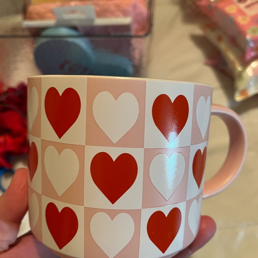 Sunday Morning Hearts Coffee Mug